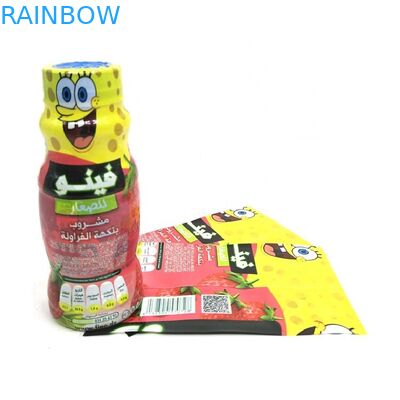 برچسب های آستین گرما ، بطری های پلاستیکی آب ، چاپ آستین چاپی دیجیتال