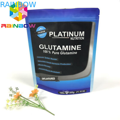 بسته بندی سفارشی بسته بندی شده کیسه های میان وعده ای ایستاده و کیسه تحویل Ziplock با براق پایان