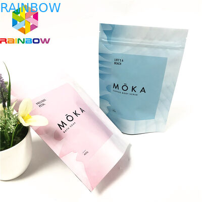 بسته بندی کیسه های پلاستیکی سبک ، کیسه ایستاده از درجه مواد غذایی برای اسکراب بدن Cbd