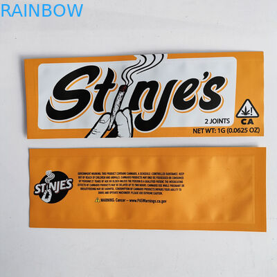 سه کیسه پلاستیکی مهر و موم شده پلاستیکی بسته بندی زیپ کیسه ای بالا برای CBD علفهای هرز