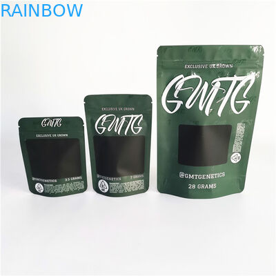 سه کیسه پلاستیکی مهر و موم شده پلاستیکی بسته بندی زیپ کیسه ای بالا برای CBD علفهای هرز