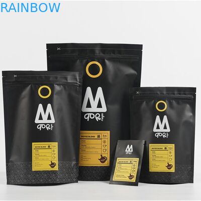 کیسه های قهوه ایستاده زیست تخریب پذیر لاغری کیسه های چای سبز Matcha چاپ گراور