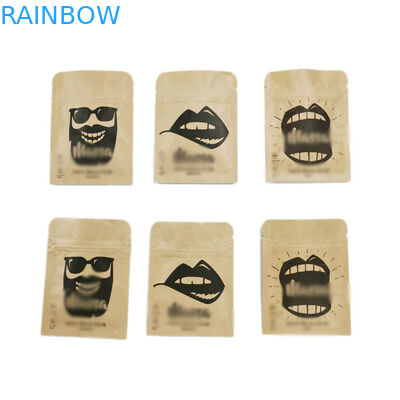 بسته بندی مواد غذایی ایستاده کیسه Zipper کیسه پلاستیکی بازیافت Ziplock برای آجیل