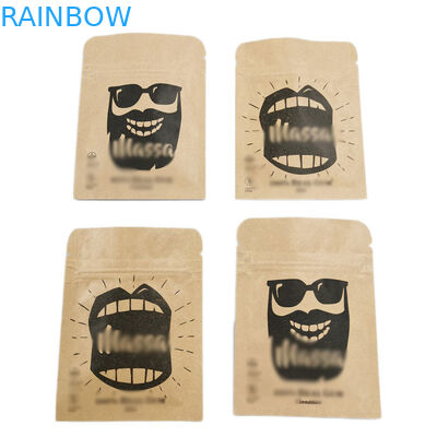 بسته بندی مواد غذایی ایستاده کیسه Zipper کیسه پلاستیکی بازیافت Ziplock برای آجیل