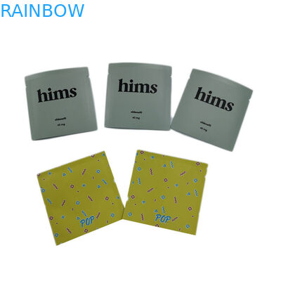 بسته های پلاستیکی کیسه های پلاستیکی 3 جانبی بسته بندی بسته کیسه مژه ای کوچک و سفارشی