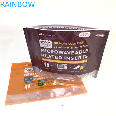 کیسه های مایکروویو زیپ ایستاده روی زیپ چاپ سفارشی زیست تخریب پذیر 120-180 ضخامت میکرو