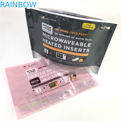 کیسه های مایکروویو زیپ ایستاده روی زیپ چاپ سفارشی زیست تخریب پذیر 120-180 ضخامت میکرو