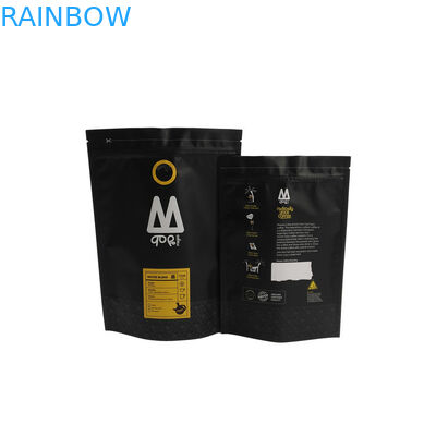 کیسه های قهوه قلع قلع قلع بسته بندی کیسه های بسته بندی شده کیسه ای با شیر ، بایستید