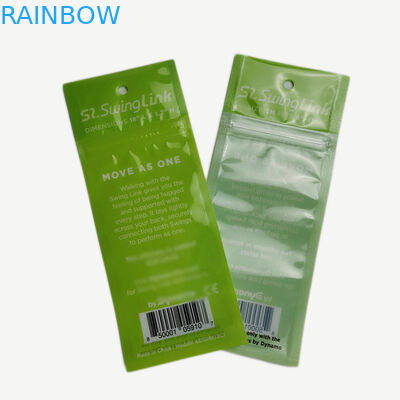 سه طرف مهر و موم شده مهر و موم شده جلوی کیف بسته بهداشتی بسته بندی شده زیپ بالا سفارشی