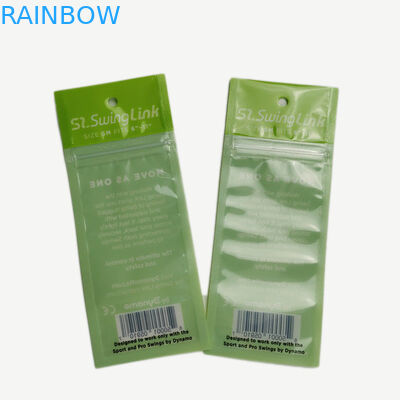 سه طرف مهر و موم شده مهر و موم شده جلوی کیف بسته بهداشتی بسته بندی شده زیپ بالا سفارشی