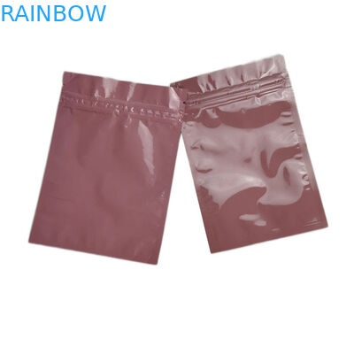 بسته های کیسه های پلاستیکی قابل جابجایی بسته بندی بسته های کوچک کیسه ای Lipgloss سفارشی چاپ Ziplock برای لوازم آرایشی