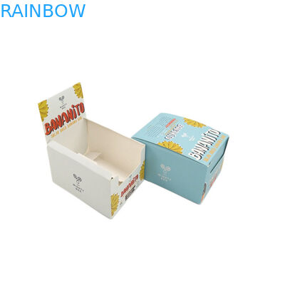 جعبه کاغذ قابل بازیافت بسته بندی چاپ رنگارنگ آرم سفارشی مواد غذایی
