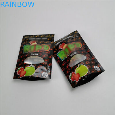 کیسه های بسته بندی بسته بندی شده با فویل بسته بندی شده CBD 3 مهر و موم شده سفارشی شده کیسه های بسته بندی شده با فویل بسته بندی شده