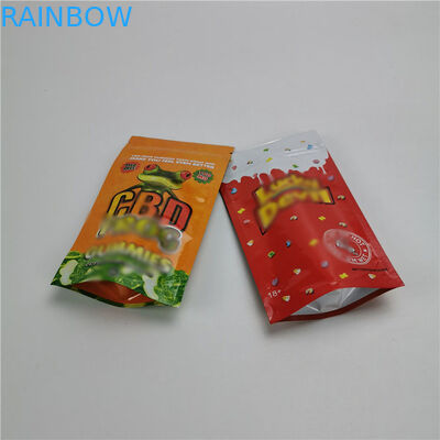 کیسه های بسته بندی بسته بندی شده با فویل بسته بندی شده CBD 3 مهر و موم شده سفارشی شده کیسه های بسته بندی شده با فویل بسته بندی شده