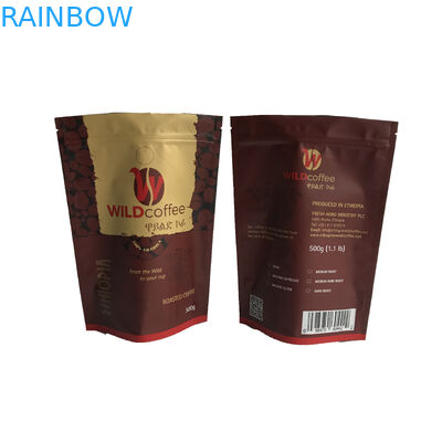 بسته بندی کیسه فویل فویل آلومینیومی بسته بندی بسته بندی Ziplock Doypack قهوه Mylar Bag سطح