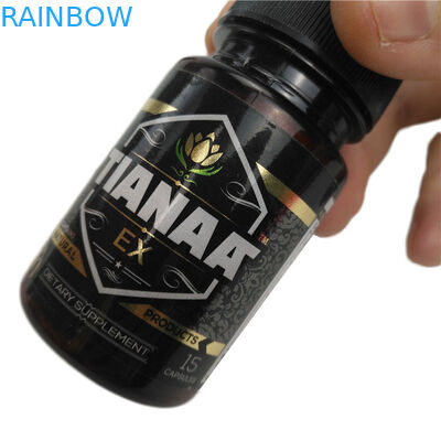 نوشیدنی بطری آب آستین برچسب پلاستیکی سفارشی رنگی چاپ شده