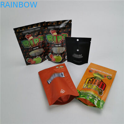 بسته بندی کیسه ای مات پاک کننده ایستاده ، بوی اثبات کودک مقاوم در برابر کیف زیپ بالا