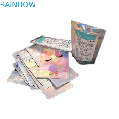 کیسه برگزار کننده آرایش چاپ Gravure چاپ شفاف جلوی زیپ