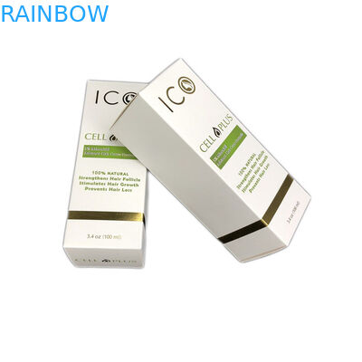 بسته بندی جعبه کاغذ تمبرینگ لوازم آرایشی و بهداشتی کارتن سفید