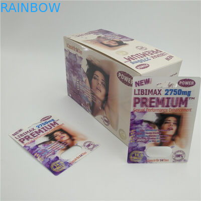 بسته بندی کارتهای تاول زده شده قرص های پلاستیکی کرگدن پلاستیکی سفارشی