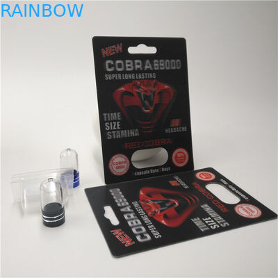 جعبه کارت تاول پلاستیک مات / براق سطح PP