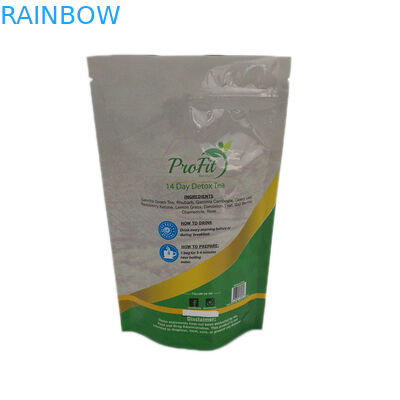 بسته بندی کیسه های چای براق با ارزش قابل چاپ چاپ سفارشی