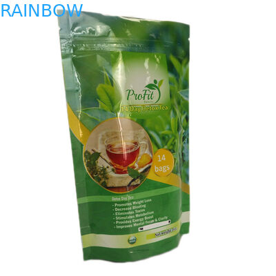 کیسه های ایستاده فویل بسته شده با براق پایان