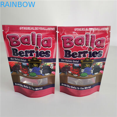 بسته بندی بسته های کیسه های پلاستیکی CBD Weed Stand Up Gravure