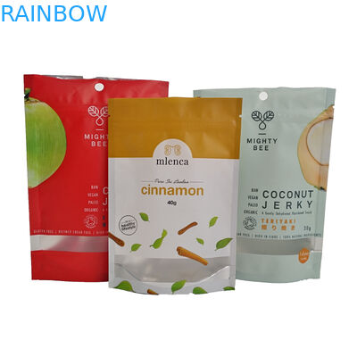 بسته بندی پلاستیکی کیسه های پلاستیکی زیپ VMPET چیپس موز