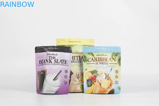 بسته بندی پلاستیکی کیسه های پلاستیکی زیپ VMPET چیپس موز