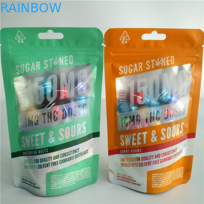 بسته بندی کیسه های ایستاده کیسه ای 3.5 گرم 7 گرم 14 گرم 14 گرم