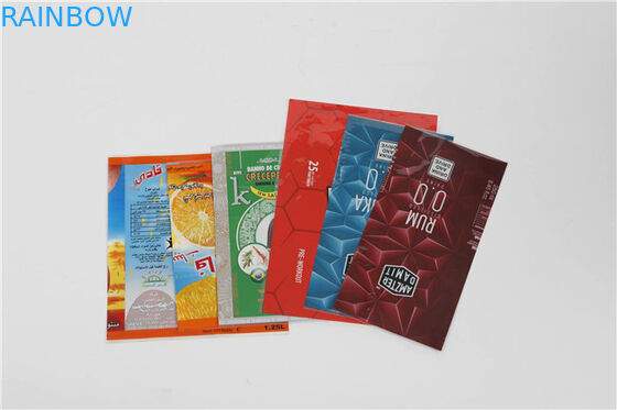 برچسب های آستین کوچک کننده PVC PET ضد آب CMYK برای بطری لوازم آرایشی