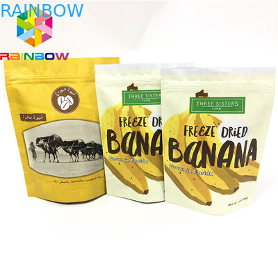 کیسه های ایستاده چاپی سفارشی با کیسه های اسکراب بدنه ziplock با شکاف اشک آور