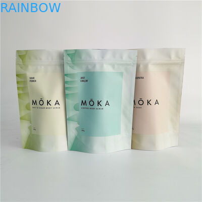 کیسه بسته بندی بدنه مخصوص پاک کننده بدن Ziplock Pouch را برای نمک حمام با فویل داخل آن قرار دهید