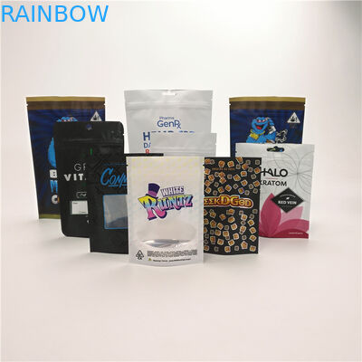 کیسه های ضد خلوص کودک سفارشی ضدعفونی علف های هرز CBD runtz جنگل کوکی ها ایستاده کیسه