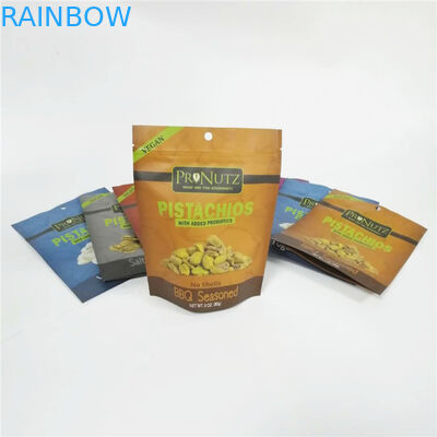 کیسه های آجیل پلاستیکی چند لایه بسته بندی مهره بادام زمینی کیسه های ایستاده