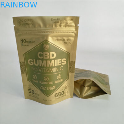 چاپ دیجیتالی مات ایستاده طلای مات کیسه ای کوچک ضد گلوله ضد علف های هرز