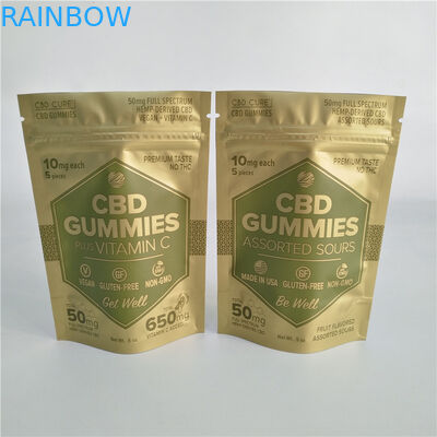 چاپ دیجیتالی مات ایستاده طلای مات کیسه ای کوچک ضد گلوله ضد علف های هرز