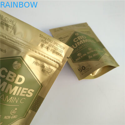 چاپ دیجیتالی مات ایستاده طلای مات کیسه ای کوچک ضد گلوله ضد علف های هرز