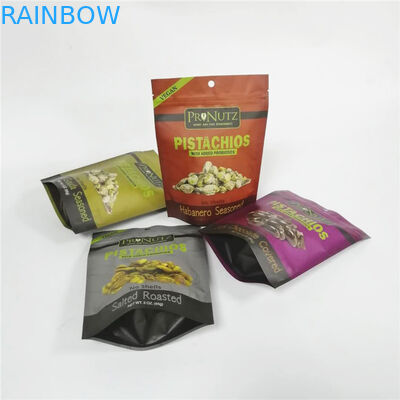 فویل آلومینیوم خلا lock قفل زیپ بسته بندی mylar ایستاده کیسه آجیل مواد غذایی بسته بندی کیسه های پلاستیکی