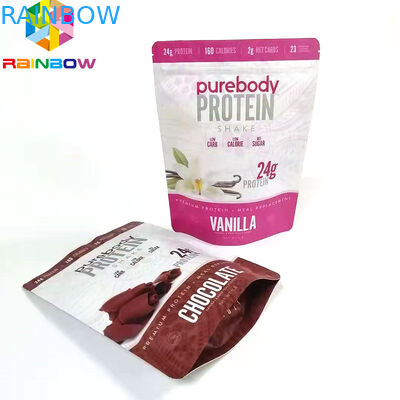 کیسه ایستاده قابل استفاده مجدد با کیسه های چاپ شده کیسه ای زیپ دار بسته بندی ذخیره سازی مواد غذایی ziplock