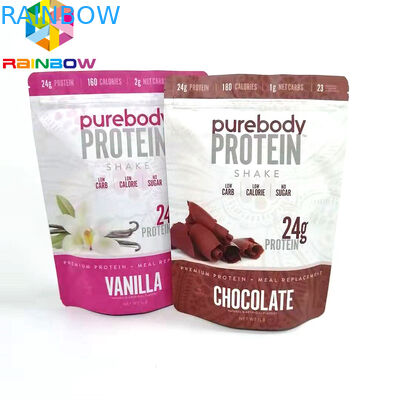 کیسه ایستاده قابل استفاده مجدد با کیسه های چاپ شده کیسه ای زیپ دار بسته بندی ذخیره سازی مواد غذایی ziplock