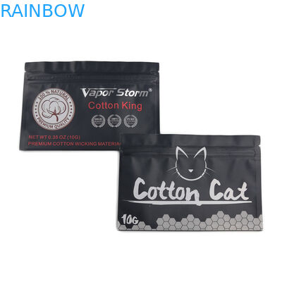 کیسه های بسته بندی مواد غذایی سگ CBD Cat Food کیسه فویل آلومینیوم نقره ای با زیپ ضد کودک