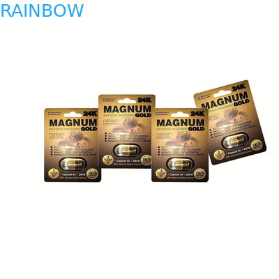 بسته بندی کارت تاول طراحی سفارشی برای قرص های تقویت کننده مرد یا بسته بندی تاول پلاستیکی قرص رینو