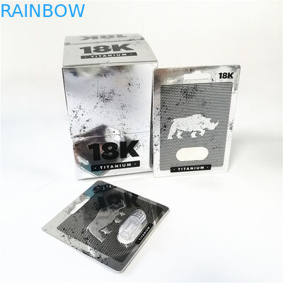 نمایش کارتهای کاغذی چاپ سفارشی تقویت کننده های مرد عملکرد جنسی جعبه کارت Poseidon