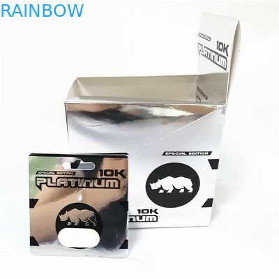 نمایش کارتهای کاغذی چاپ سفارشی تقویت کننده های مرد عملکرد جنسی جعبه کارت Poseidon