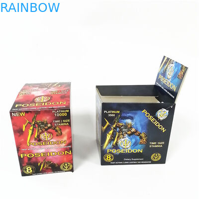 کارتهای جعبه کاغذی صورتی Pussycat نقش برجسته کارت داغ مهر زنی تقویت کننده تاول بسته بندی صفحه نمایش کارت