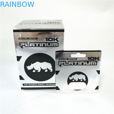 کارتهای جعبه کاغذی صورتی Pussycat نقش برجسته کارت داغ مهر زنی تقویت کننده تاول بسته بندی صفحه نمایش کارت