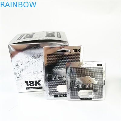 فروش داغ قرص های تقویت کننده کپسول مردانه بسته بندی کارت جعبه چاپ کارت تبلیغاتی کارت Pussycat صورتی