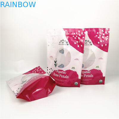 0.125oz 3.5 گرم گل پودر CYMK کیسه ایستاده زیپ دار